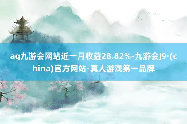 ag九游会网站近一月收益28.82%-九游会J9·(china)官方网站-真人游戏第一品牌