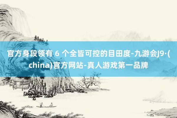 官方身段领有 6 个全皆可控的目田度-九游会J9·(china)官方网站-真人游戏第一品牌