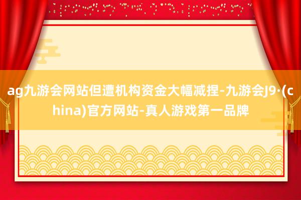 ag九游会网站但遭机构资金大幅减捏-九游会J9·(china)官方网站-真人游戏第一品牌